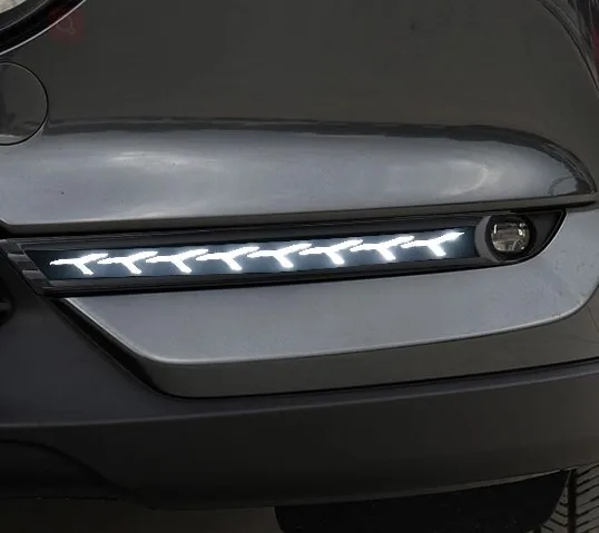 2017 2018 дневные ходовые огни для Mazda cx 5 cx5 drl Противотуманные фары 12 В DRL