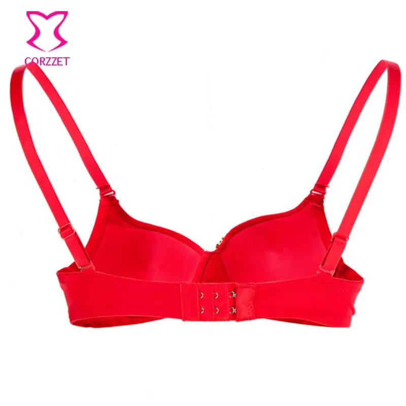 Бюстгальтер пуш-ап черный в готическом стиле | Женская одежда