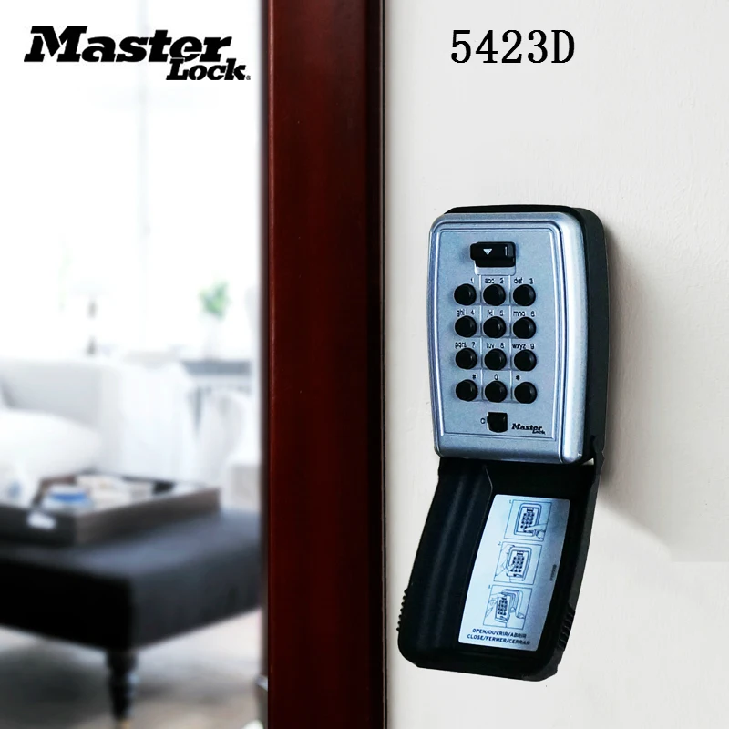 Ящик для хранения ключей Master Lock металлический шкафчик с паролем настенное