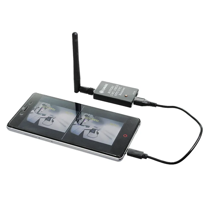 Полноканальный FPV ресивер Eachine ROTG01 UVC OTG 5 8G 150CH для смартфонов на Android|fpv receiver|receiver
