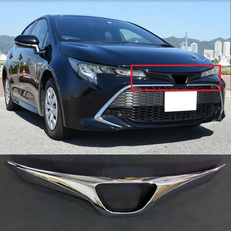 Для Toyota Corolla Auris Sport Hatchback ABS Хромированная Автомобильная передняя решетка, декоративная накладка, модификация