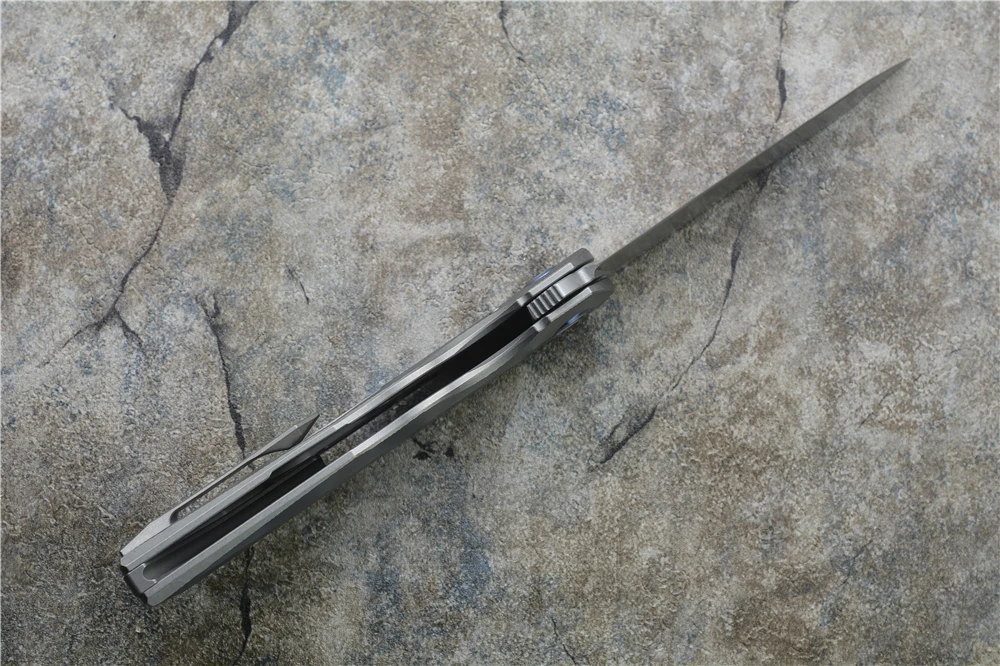 RUS RFT Флип складной нож подшипник D2 лезвие TC4 titanium ручка на открытом воздухе кемпинга Многоцелевой Охотничий EDC инструменты