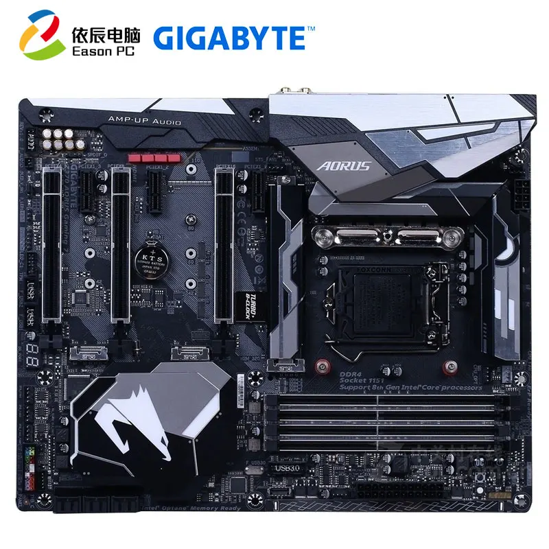 GIGABYTE GA Z370 AORUS игровая 7 настольная материнская плата LGA1151 DDR4 M.2 SATA III 64G