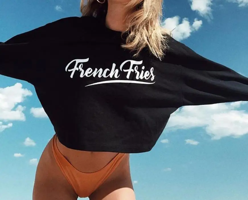 Толстовки с длинным рукавом Женская толстовка капюшоном 2 цвета Свитшот фри