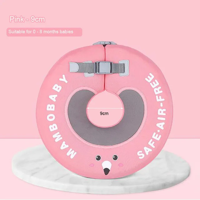 9cm pink UPF 50 Mambo детский плавающий круг для плавания с защитой от ультрафиолета детский плавающий с навесом без необходимости надувной шеи плавающий тренажер для плавания - Цвет: 9cm pink