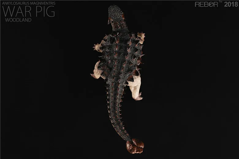 Новинка года. 1:35 в стиле Юрского Периода. Модель динозавра из ПВХ, Ankylosaurus Magniventris WAR PIG "Plain". Коллекция игрушек в подарок
