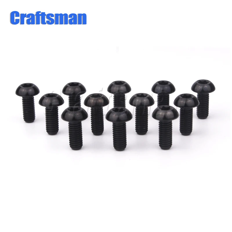 12 шт. титановые болты M5x10 мм для дисковых тормозов роторов горных и дорожных