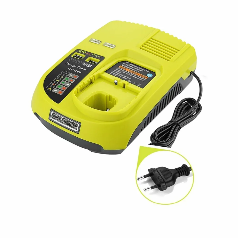 P117 батарея зарядное устройство Замена для 12 18 в NI CD Ni MH литий ионная Ryobi