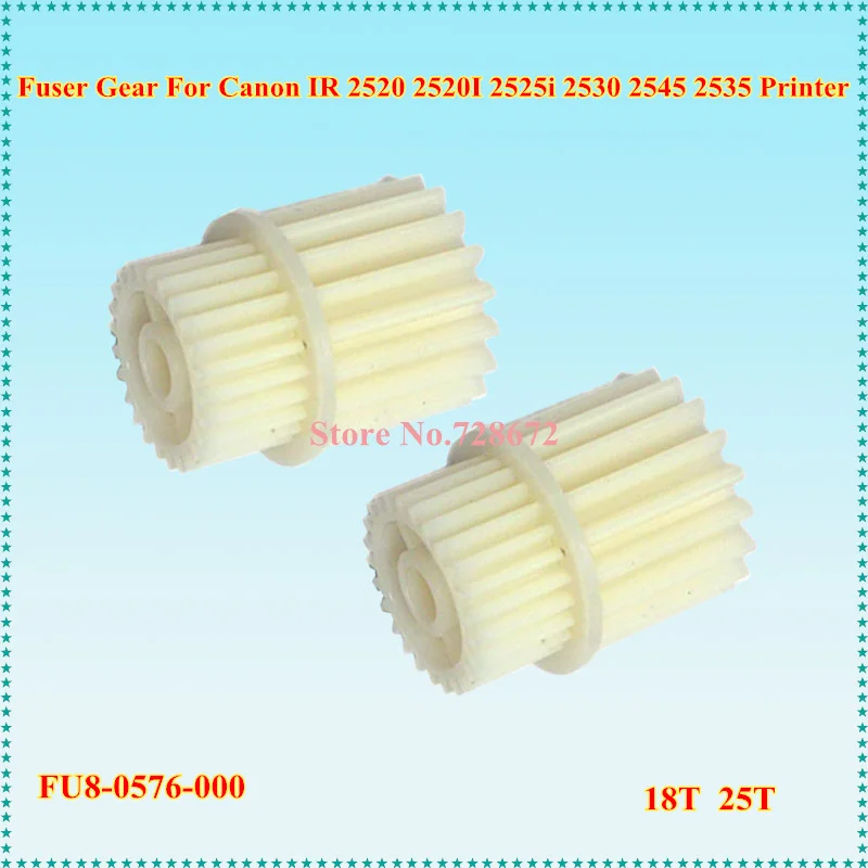 30 шт. FU8 0576 000 18Т/25т привод для Canon IR2520 IR 2520 2525 IR2530I 2530 принтер|drive gear|gear 18tprinter gear |