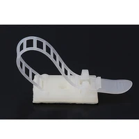 cable tie mounts 100pcs cable clips 1825 clamp for wire tie cable mount adjustable cable tie fix holder clips white color