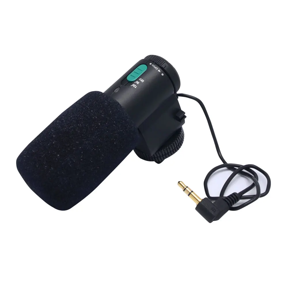 MIC-109 направленный стерео микрофон для 3 5 мм Mic Jack Canon/Nikon/Sony/Pentax DLSR камер и DV