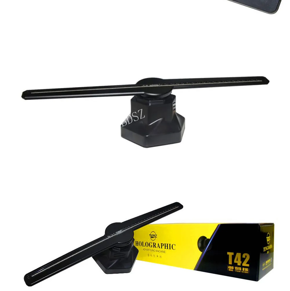 TBDSZ компьютер Wifi 3D Голограмма рекламный проектор дисплей светодиодный голографический вентилятор голый глаз вентилятор свет 3d рекламный логотип свет
