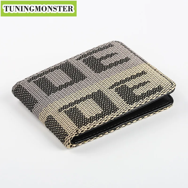 Лот 5 шт. JDM Авто бумажник деньги застежка сумки гоночное сиденье ткань кожа холст