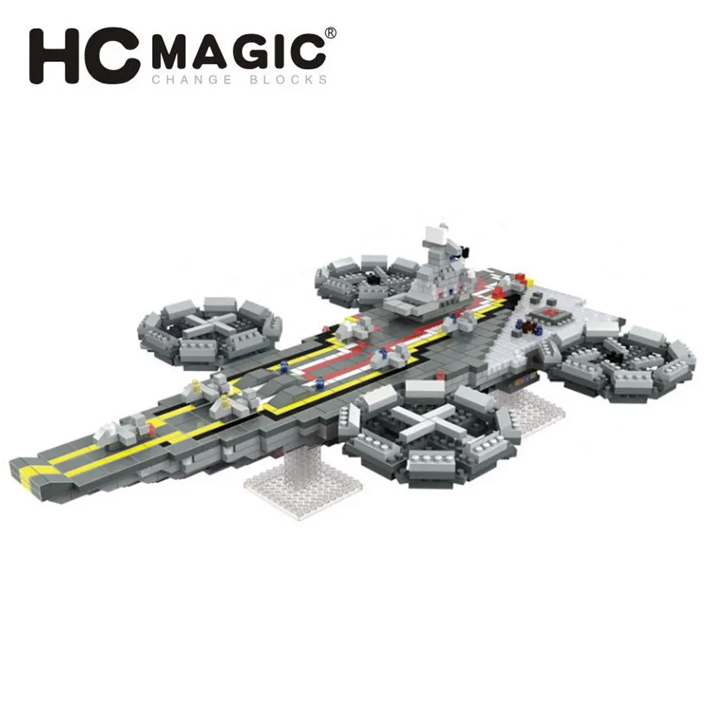 

HC MAGIC 1011 Building Mini Blocks Aircraft Spaceship Model Toys for Children Compatible Birthday Gifts Toy Educational DIY