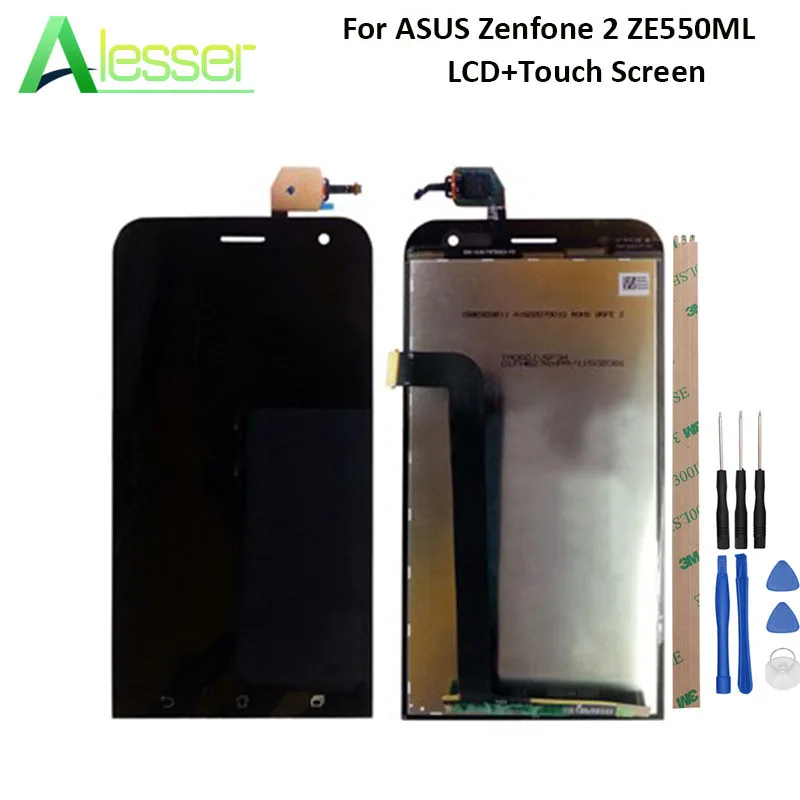 Alesser для ASUS Zenfone 2 ZE550ML ЖК дисплей Дисплей и Сенсорный экран + инструменты клей
