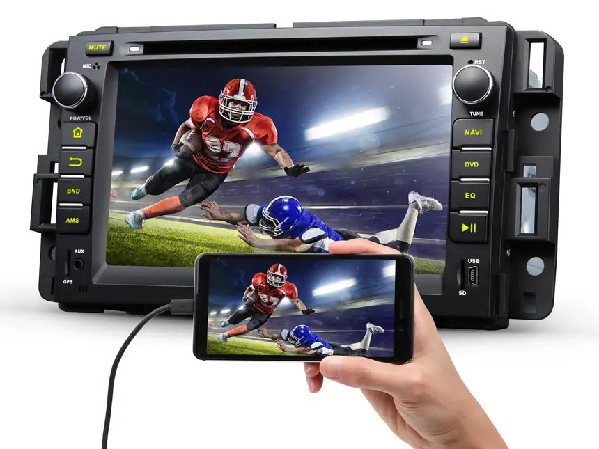 7 &quotAndroid 1 OS автомобильный DVD для Chevrolet Impala 2008 2012 и Traverse Avalanche 2009 2011 с 2 Гб ОЗУ HDMI