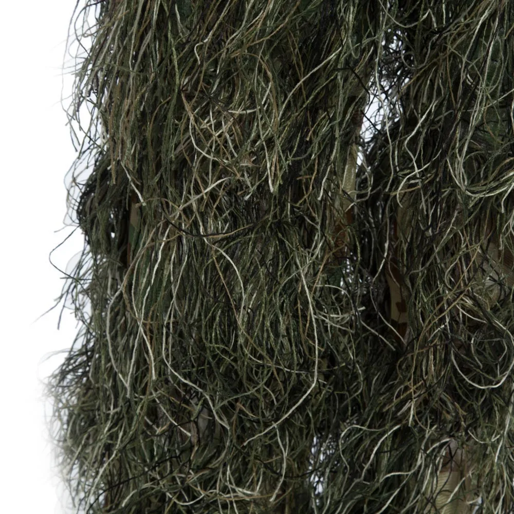 Ghillie костюм CS камуфляж костюмы набор 3D бионический лист Охота Маскировка Униформа Снайпер джунгли военный поезд охотничья ткань Лесной