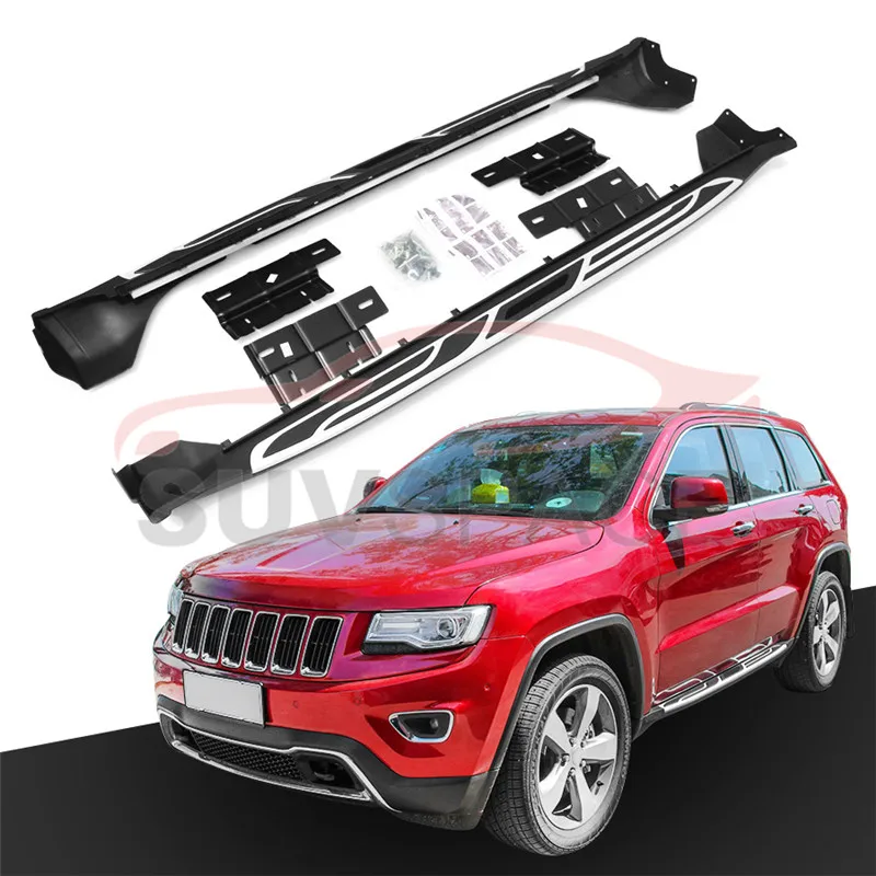 Алюминиевая Беговая доска боковая Шаговая nerf бар подходит для JEEP Grand Cherokee 2011 2020|side