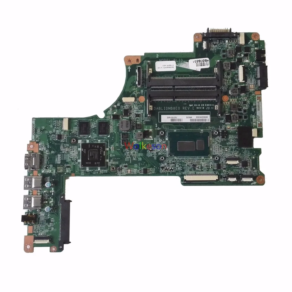 SHELI для Toshiba Satellite S50 S55 S50T B Материнская плата ноутбука W/I5 4210U cpu A000296900 DABLIDMB8E0 DDR3 тест