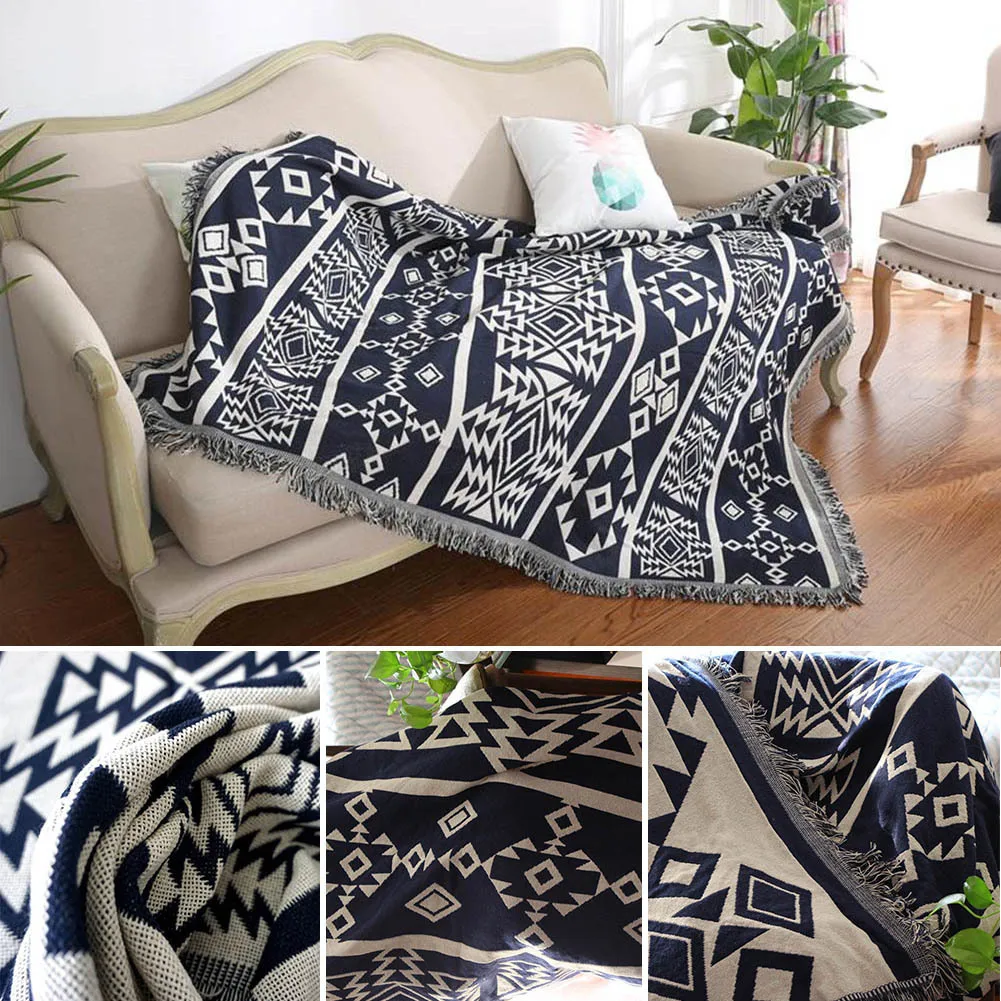 Повседневная Гостиная диван подстилка подушка этический стиль хвост гобелен