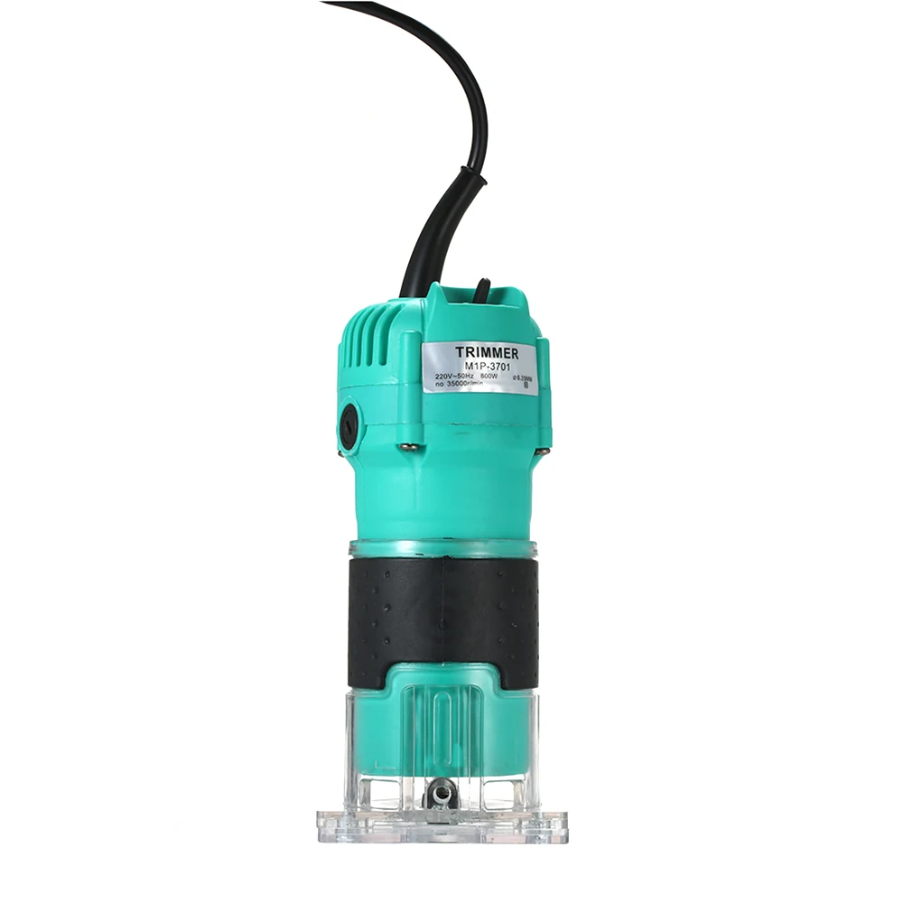 220V KKmoon 110V 800W отделкой маршрутизатор электрический триммер компактный кромочный Фрезер Проводные воздуходувки для деревообрабатывающий фрезерный станок с шлифовальным кругом пластомер - Цвет: 220V
