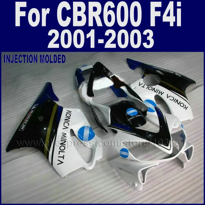 Комплект обтекателей для литья под давлением двигателя Honda 2001 2002 2003 CBR 600 F4i 01 02 03 Cbr