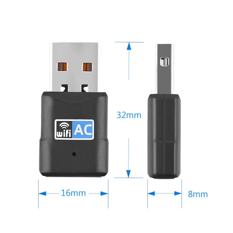 USB Wi Fi адаптер 600 Мбит/с 802.11ac|Сетевые карты| |