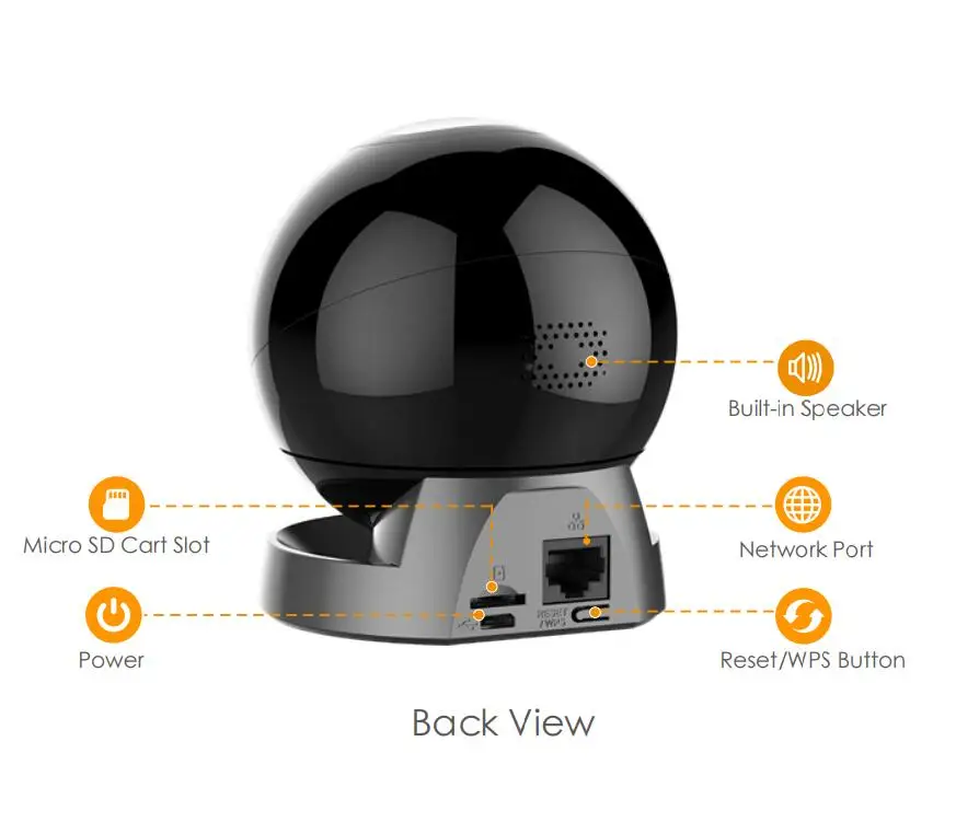 Dahua Imou беспроводная Wifi камера Ranger Pro 1080P H.265 Wi Fi панорамирования и наклона