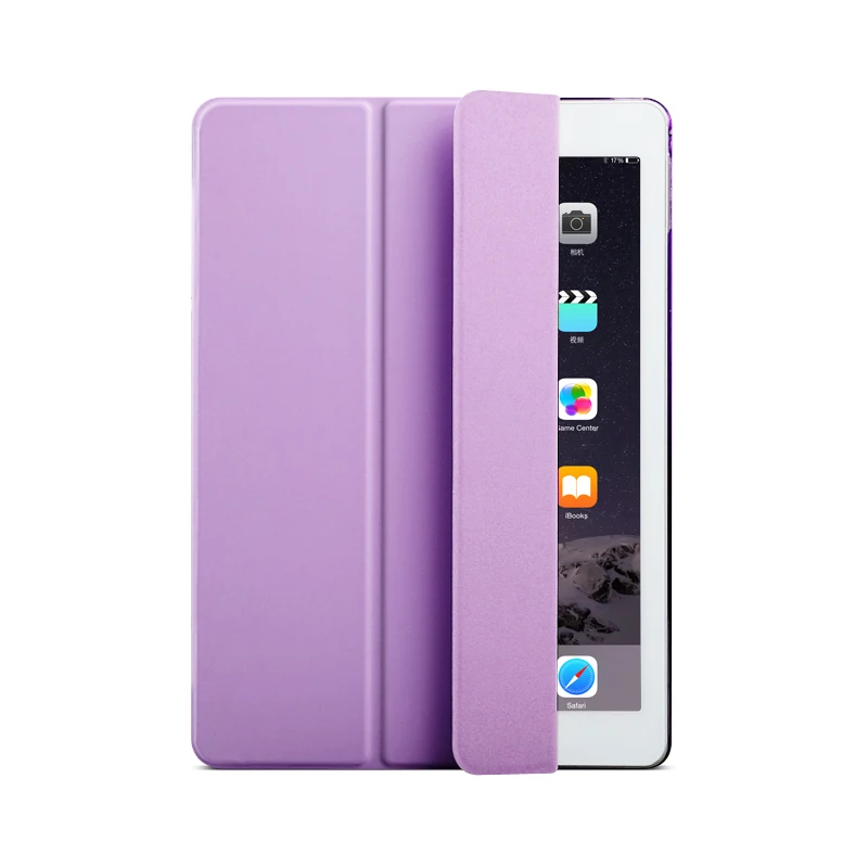 Для Apple iPad Pro 12,9 дюймов флип-чехол для планшета смарт-чехол с автоматическим пробуждением/спящим золотом - Цвет: purple