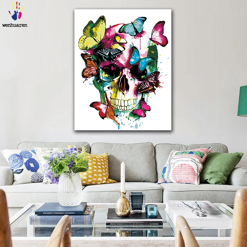 Раскраска по номерам сделай сам девушки в красном цвете картины с большими