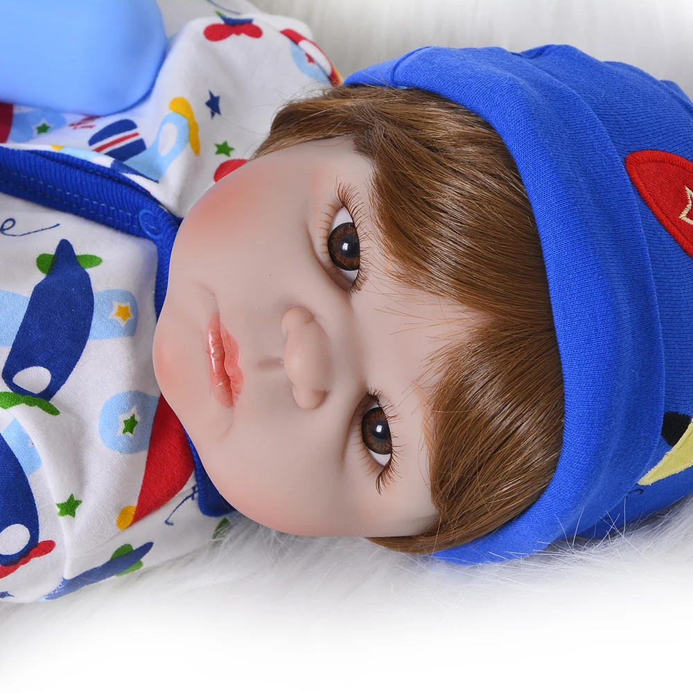 Кукла новорожденная силиконовая 55 см 22 дюйма|Куклы| |