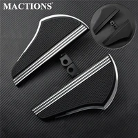 motorcycle passenger defiance floorboards footboard black cnc male mount foot pegs for harley touring dyna sportster xl models