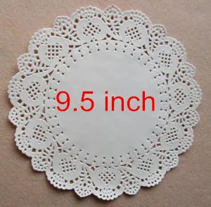 

100 Vintage 9.5 inch Paper Doilies / Doyleys Lace Crafts CH5042707