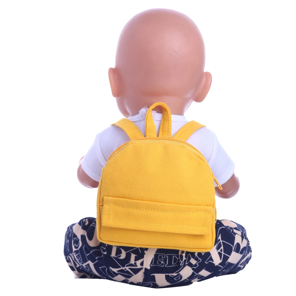 Лидер продаж маленькая школьная сумка LUCKDOLL размер 18 дюймов 43 см аксессуары для