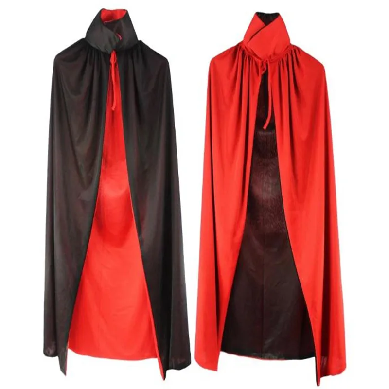 Плащ на Хеллоуин cos пират вампир ведьма черный красный плащ костюмы Хэллоуин для