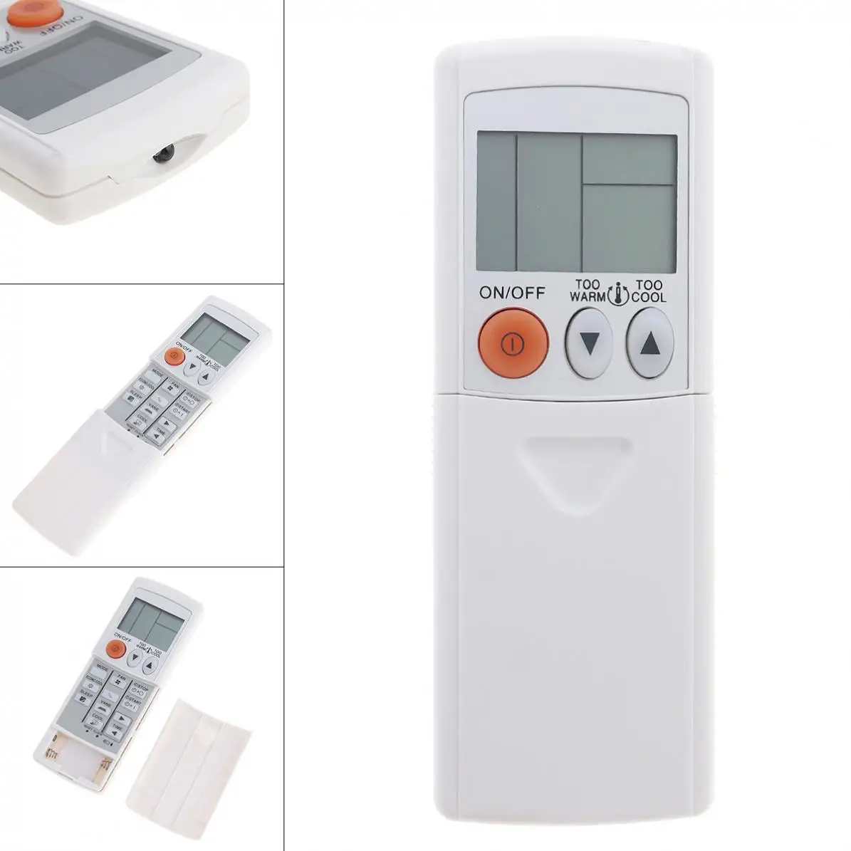 

KELANG KD06ES ABS Air Conditioner Remote Control with HD Screen Support 2 AAA Batteries for Mitsubishi Air Conditioner KD06ES