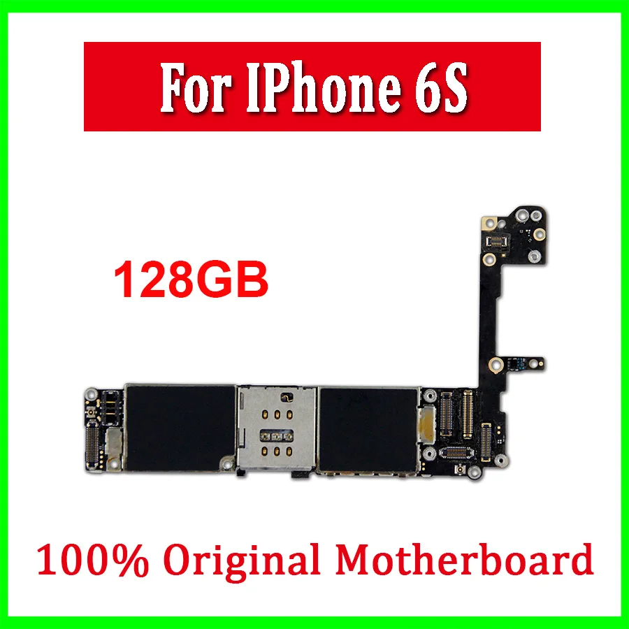 16 Гб 64 128 ГБ для iphone 6 S материнская плата без отпечатков пальцев оригинальная