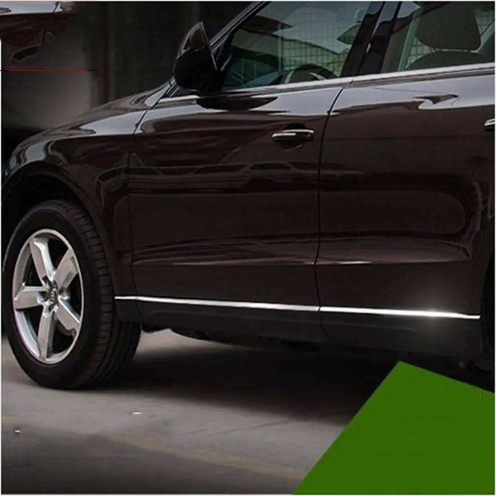 Для Audi Q5 2012 2013 2014 2015 2016 автомобильный Стайлинг из нержавеющей стали боковой