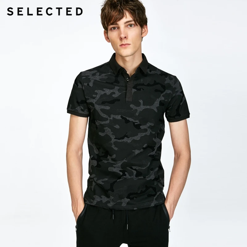SELECTED хлопок стекаются камуфляж slim fit рубашка S | 417306510|Мужские футболки|
