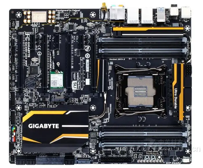 Для Gigabyte GA-X99-UD3 оригинальная б/у материнская плата X99-UD3 X99 Socket LGA 2011 V3 DDR4 USB3.0 SATA3 |