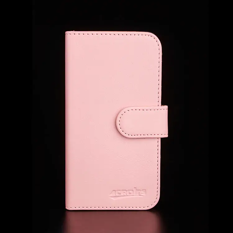 

In Stock! New Dedicated Flip Leather Phone Cover Case For Prestigio MultiPhone 7600 Duo Card Holder Bags Stand Function.