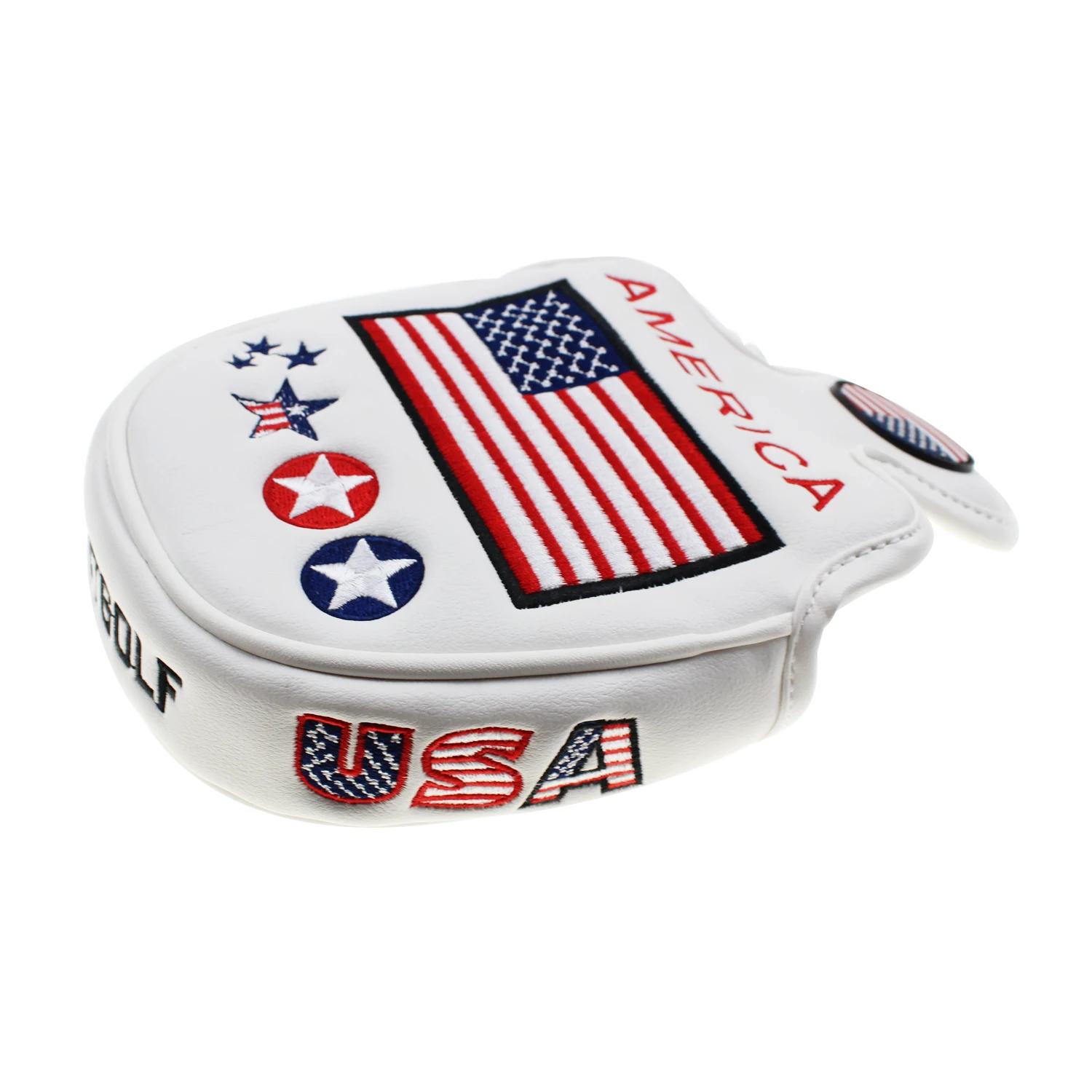 

Golf Putter USA America Mallet Putter Cover Headcover for Odyssey with Smart Design and Perfect Quality Head Protection Golf