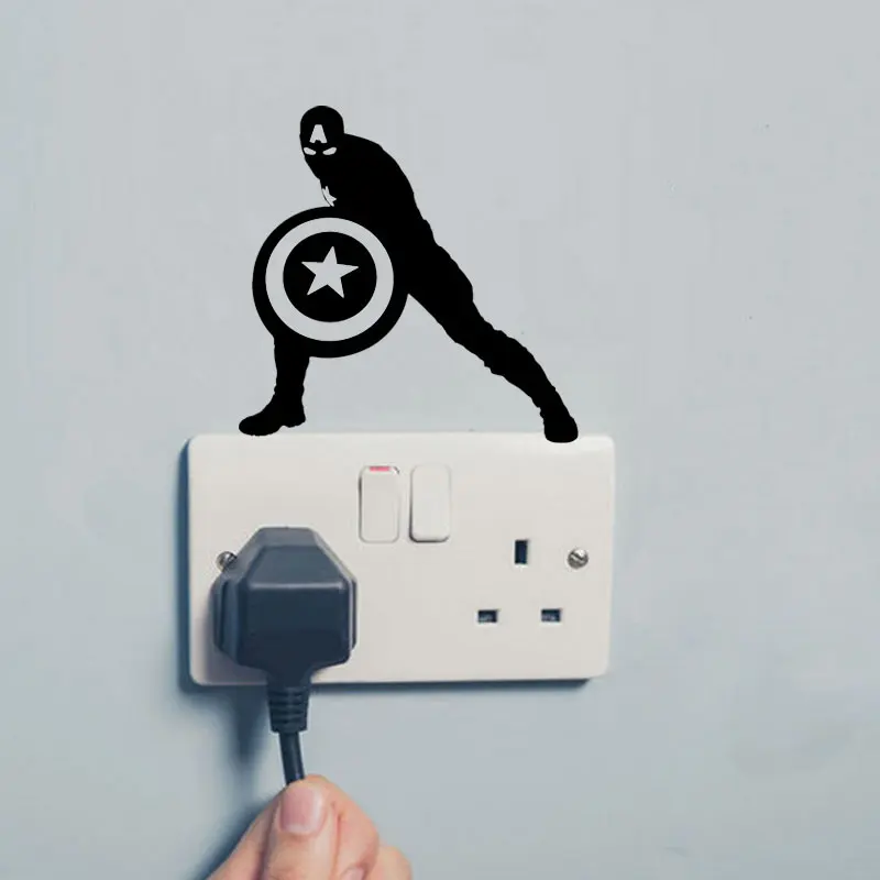 ILOKY Новый DIY 3d наклейки на стену для детей комнаты фехтовальщик стикеры героев
