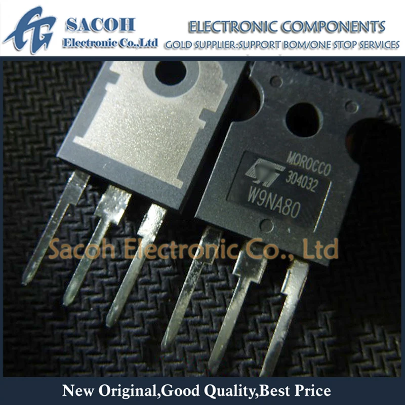 

New Original 10PCS/Lot STW9NA80 W9NA80 OR STW9NB80 W9NB80 OR STW9NC80Z W9NC80Z STW9NA60 W9NA60 TO-247 9A 800V N-Ch Power MOSFET