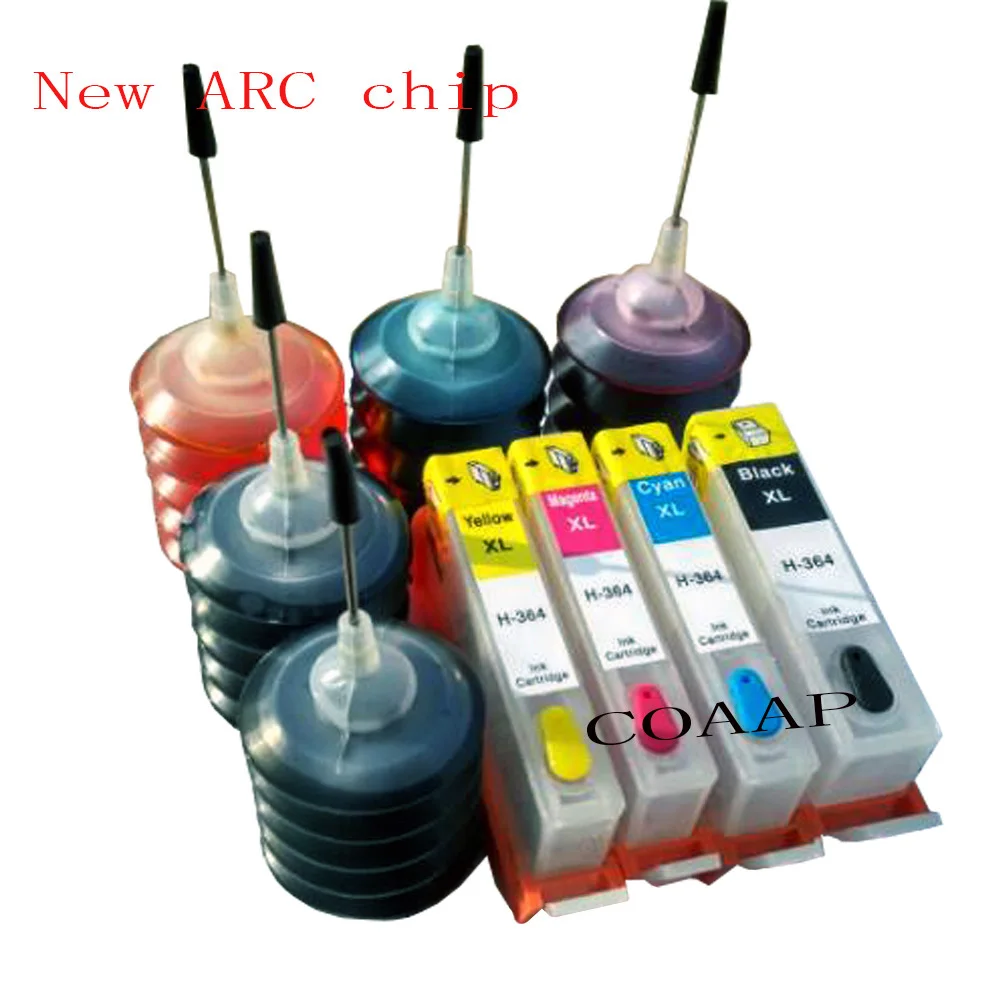 Refillable Ink Cartridges For HP 364 XL hp364 Photosmart Wireless B109a B109d B109f B109n Plus B209a B209c B210a