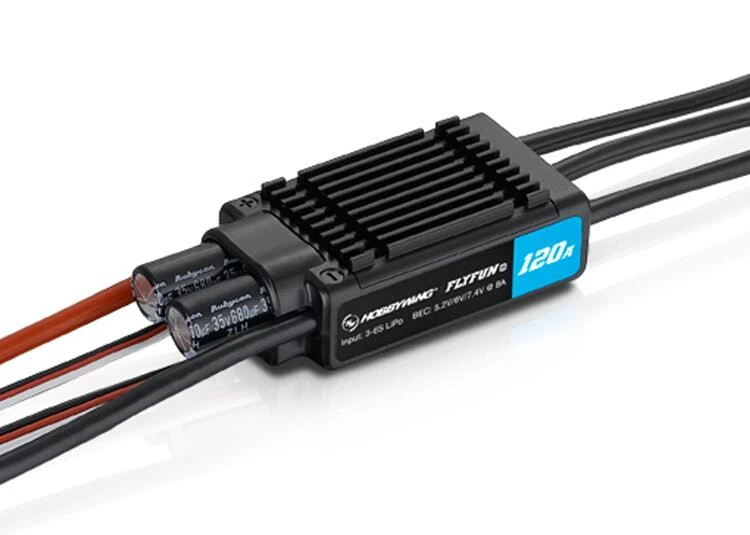 Hobbywing FlyFun V5 120A ESC 3-6S Lipo бесщеточный Электрический регулятор скорости двигателя с функцией DEO для дрона самолета