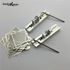 SmileMango 1 комплект 29 шт. универсальные трафареты с прямым нагревом BGA Шаблоны + 2 шт. реболлинговый джиг для ремонта чипа ремонтный набор для пайки