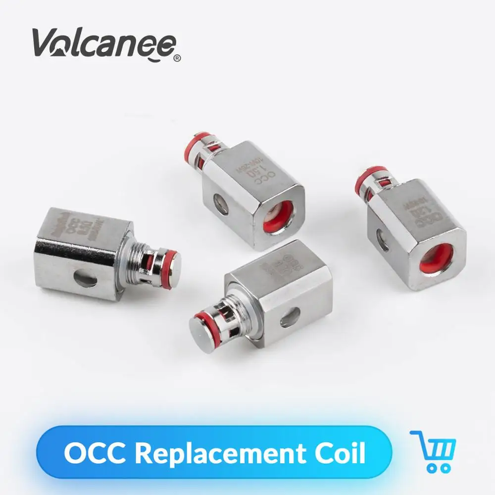 Volcanee 5 шт. OCC сменные катушки для вейпа 0.5ohm 1.5ohm SUBTANK Mini Nano Plus Subox атомайзер