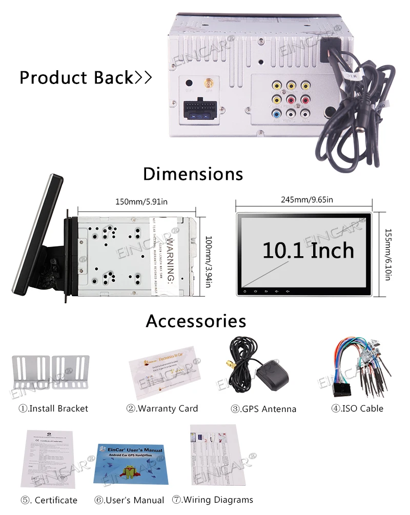 Поддержка сенсорного экрана Зеркало Ссылка/Bluetooth/RDS FM/AM приемник Android 7 1 Стерео DVD CD
