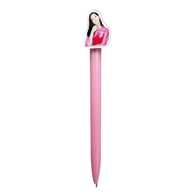 1 шт. Kawaii BLACKPINK шариковые черные чернила для ручки JISOO Дженни Лиза Роза студент, школа, офис поставки - Цвет: H02